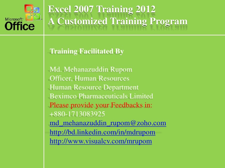 Lynda Excel 2007 Essential Training